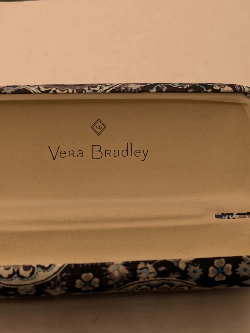 Black and Blue Medallion Hard Case For Glasses Vera Bradley